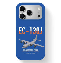 Thumbnail for EC-130J Commando Solo III design on blue magsafe iphone case, for iPhone 17 Pro