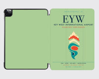 Thumbnail for Key West International Airport (EYW) design on light green ipad tablet case