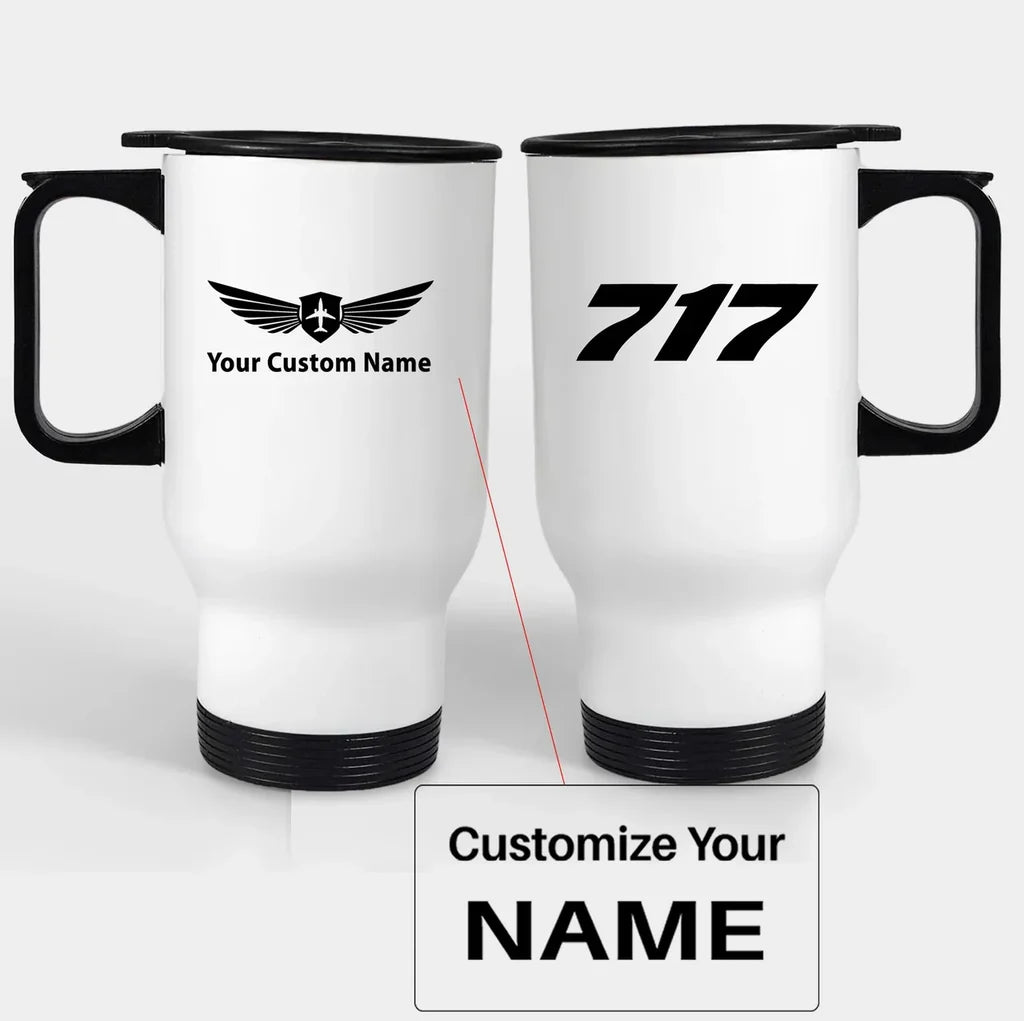 Customisable Boeing 717 Travel Mug - view 3