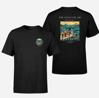 Thumbnail for VINTAGE G4416 - The Census By Air - Double-Side T-Shirt design on black double side t shirt