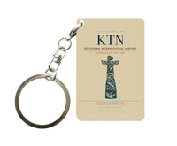 Thumbnail for Ketchikan International Airport (KTN) design on beige key chain