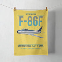Thumbnail for F-86F Sabre design on yellow towel