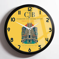Thumbnail for Coimbatore International Airport CJB Wall-Clock Framed - Yellow