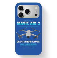 Thumbnail for DJI Mavic Air 2 Case design on blue iphone case