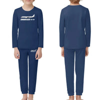 Thumbnail for The Embraer ERJ-190 children pajamas - Dark Blue