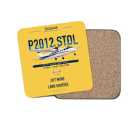Thumbnail for Tecnam P2012 STOL design on yellow 1 piece coaster