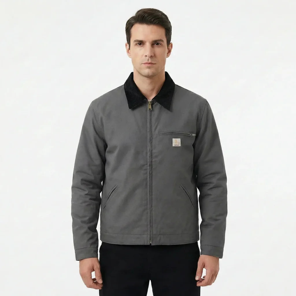Thick Style Workwear Canvas Jacket - view 5
