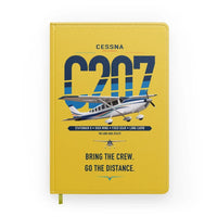 Thumbnail for Cessna T207A Stationair 8 design on yellow notebook
