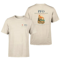 Thumbnail for Paphos International Airport (PFO) design printed on beige double-side t-shirt
