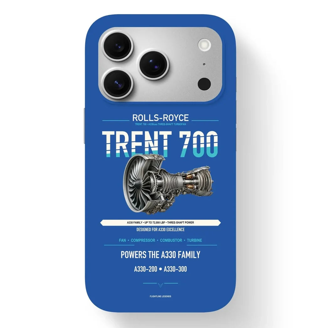 TRENT 700 Case design on blue iphone case