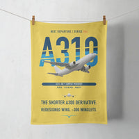 Thumbnail for Airbus A310-300 design on yellow towel