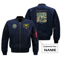 Thumbnail for VINTAGE G4131 - The Farewell Pistons - Bomber Jacket design on blue+name