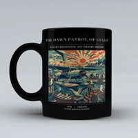Thumbnail for VINTAGE G4411 - The Dawn Patrol Of Gulls - Ceramic Mug design on black
