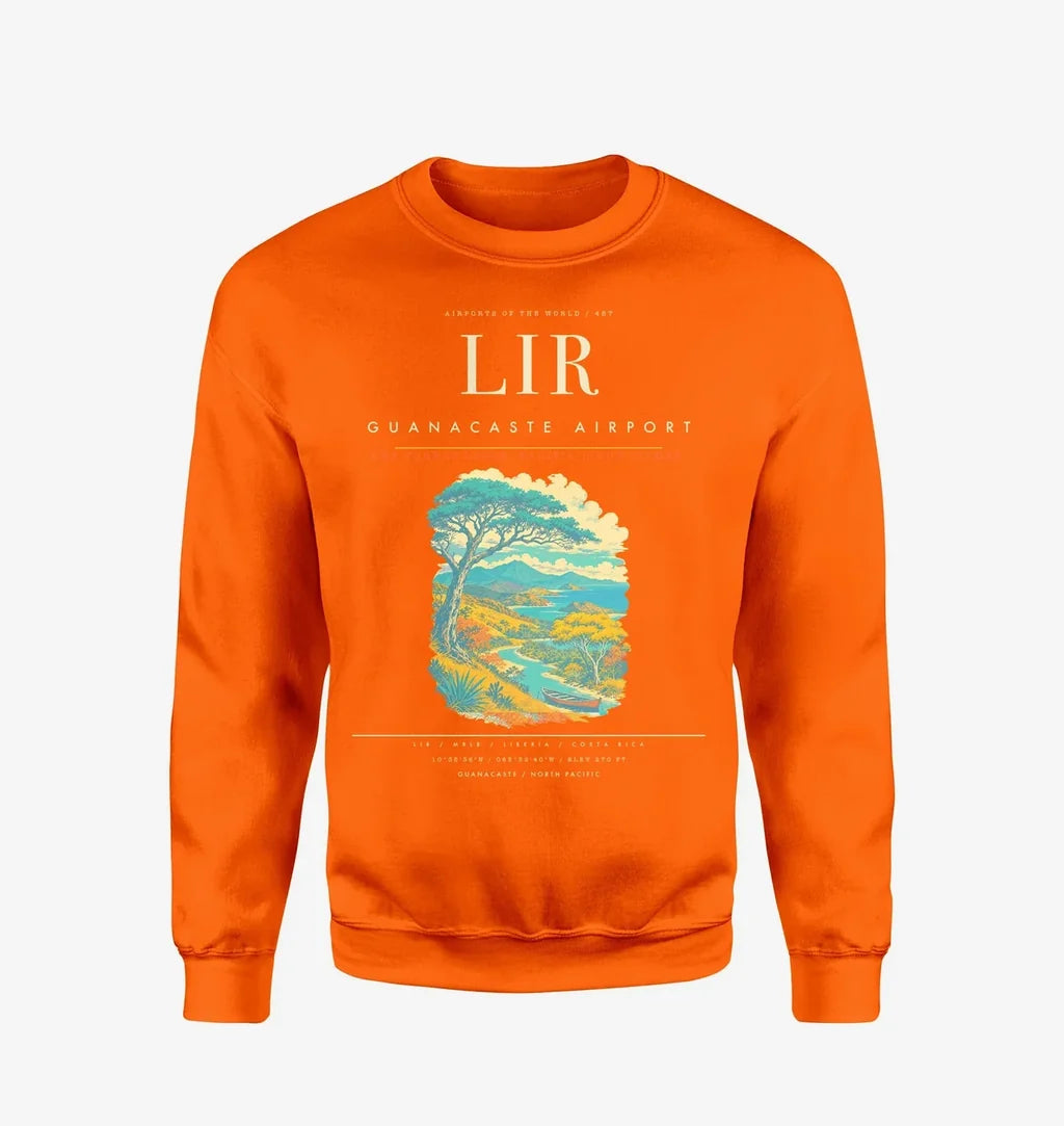 Guanacaste Airport LIR Sweatshirt - Orange