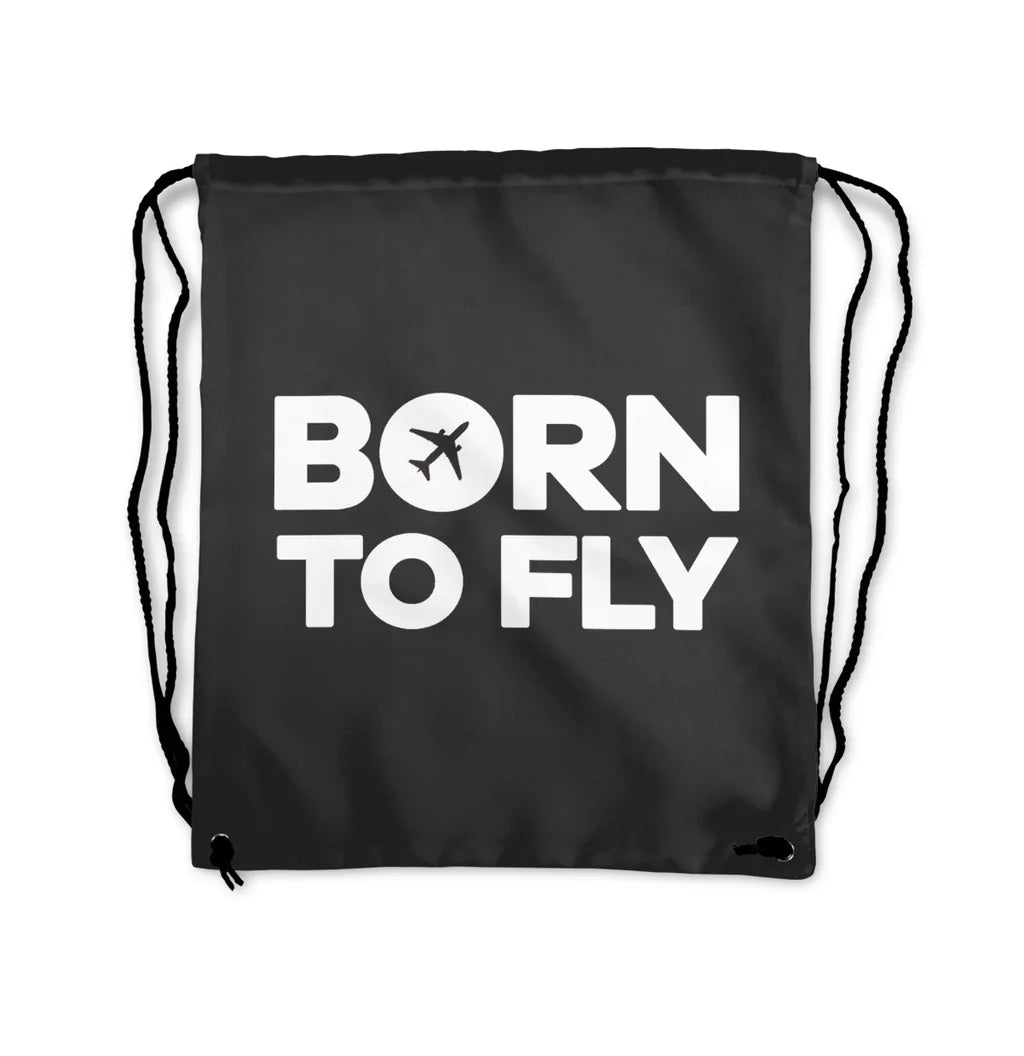 Born to Fly Drawstring Bag - view 3