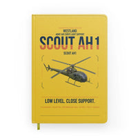Thumbnail for Westland Scout AH1 design on yellow notebook