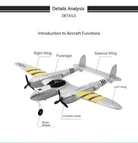 Thumbnail for FX816 Remote Control Airplane P38 Model - view 4