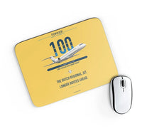Thumbnail for Fokker 100 design on yellow rectangle mouse pad