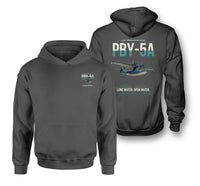 Thumbnail for PBY-5A Catalina design on dark gray double-side hoodie, double-side print