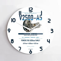 Thumbnail for V2500-A5 design on white no frame wall clock