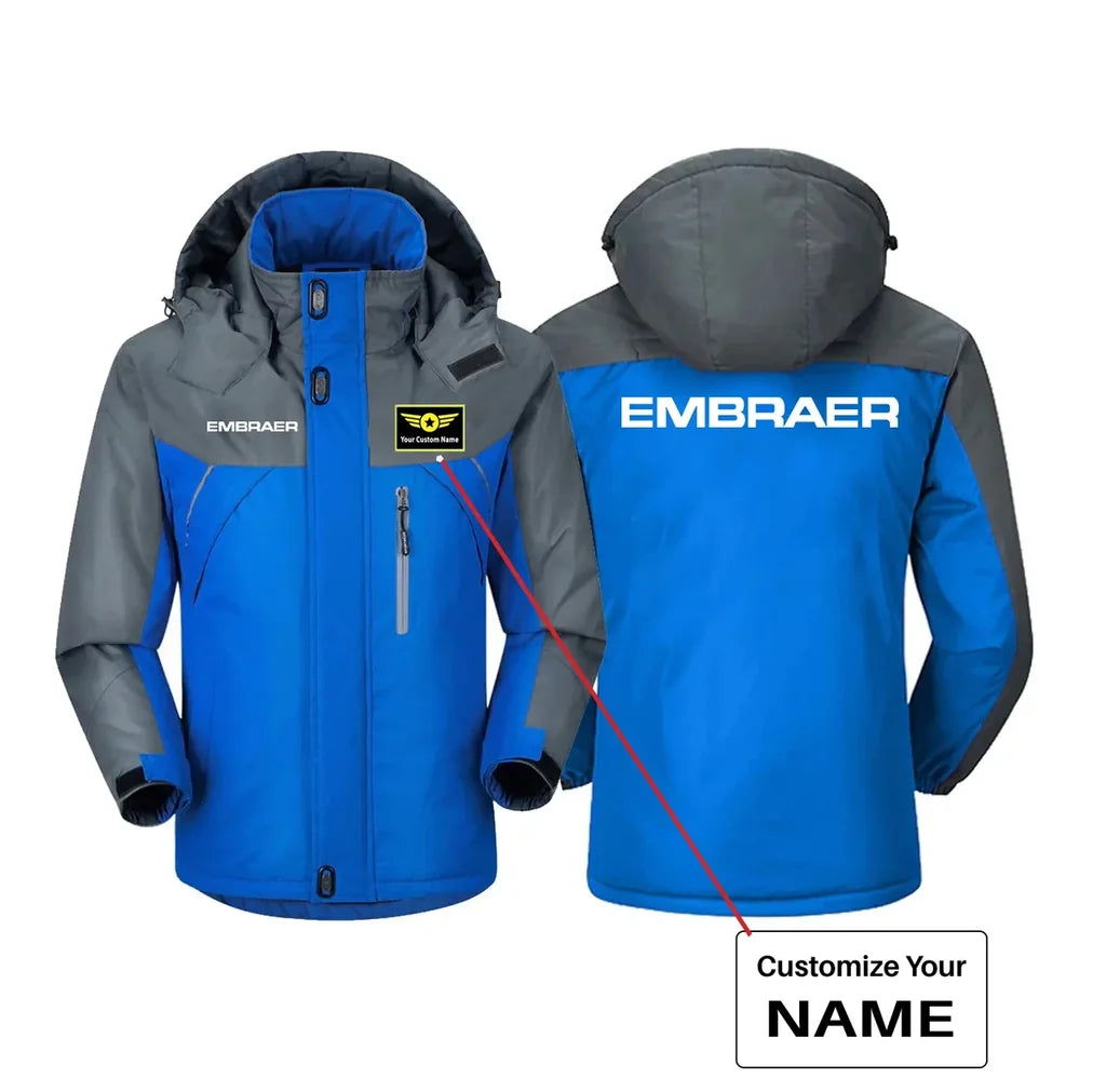 Customisable Embraer Winter Jacket - view 3