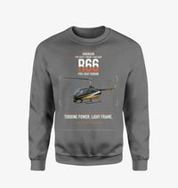 Thumbnail for Robinson R66 design on gray sweatshirt