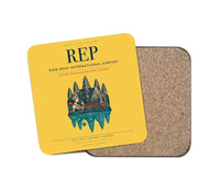 Thumbnail for Siem Reap International Airport (REP) design on yellow 1 piece coaster