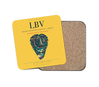 Thumbnail for Leon-Mba International Airport (LBV) design on yellow 1 piece coaster