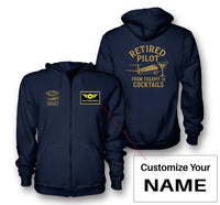 Thumbnail for Customisable Retired Pilot & Coctails Hoodie - view 3