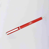 Thumbnail for Custom Name (Badge 3) ballpen - red