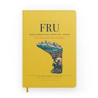 Thumbnail for Manas International Airport (FRU) design on yellow notebook