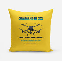 Thumbnail for Draganfly Commander 3XL design on yellow pillow