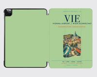 Thumbnail for Vienna Airport (VIE) design on light green ipad tablet case