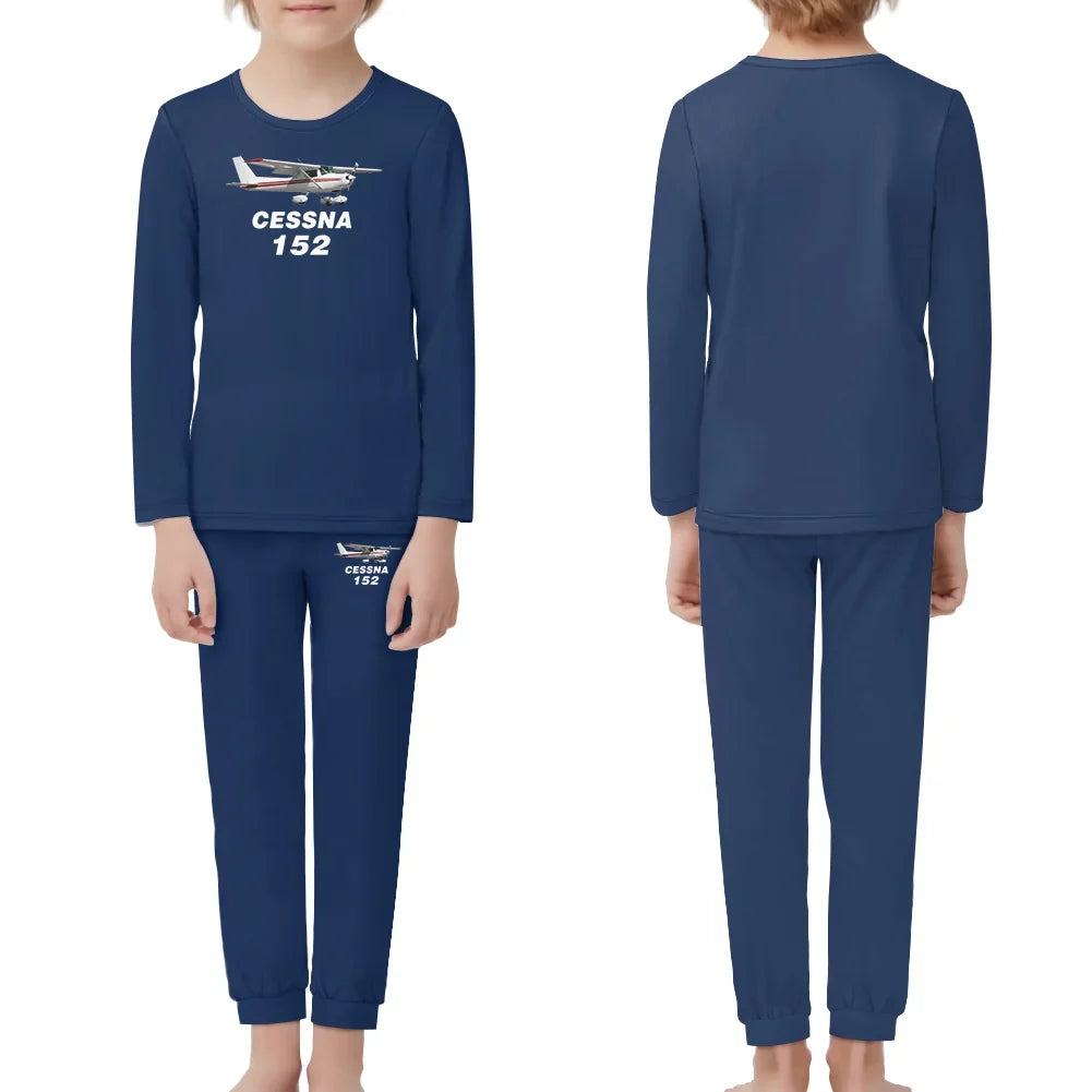 The Cessna 152 children pajamas - Dark Blue