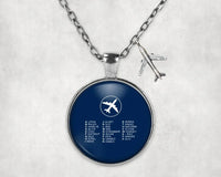 Thumbnail for Aviation Alphabet Necklace - view 3