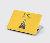 Thumbnail for Rotorua Regional Airport (ROT) design on yellow MacBook case