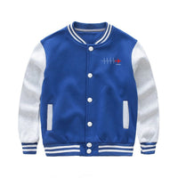 Thumbnail for Aviation Heartbeats Baseball Jacket - view 4