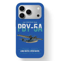 Thumbnail for PBY-5A Catalina design on blue magsafe iphone case, for iPhone 17 Pro