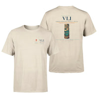 Thumbnail for Bauerfield International Airport (VLI) design printed on beige double-side t-shirt