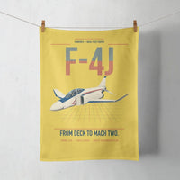 Thumbnail for F-4J Phantom II design on yellow towel