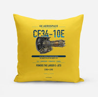 Thumbnail for CF34-10E design on yellow pillow