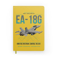Thumbnail for EA-18G Growler design on yellow notebook
