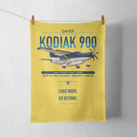 Thumbnail for Daher Kodiak 900 design on yellow towel