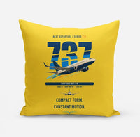 Thumbnail for Boeing 737-700 NG design on yellow pillow
