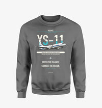 Thumbnail for NAMC YS-11A design on gray sweatshirt