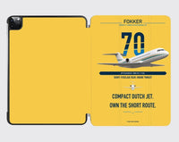 Thumbnail for Fokker 70 design on yellow ipad tablet case