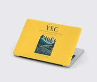 Thumbnail for Cranbrook–Canadian Rockies International Airport (YXC) design on yellow MacBook case