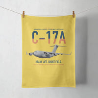 Thumbnail for C-17A Globemaster III design on yellow towel