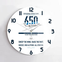 Thumbnail for Cessna Citation 650 - Citation III design on white no frame wall clock
