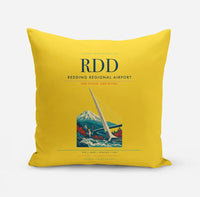 Thumbnail for Redding Regional Airport (RDD) design on yellow pillow